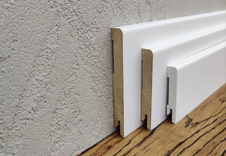  Белый МДФ Плинтус